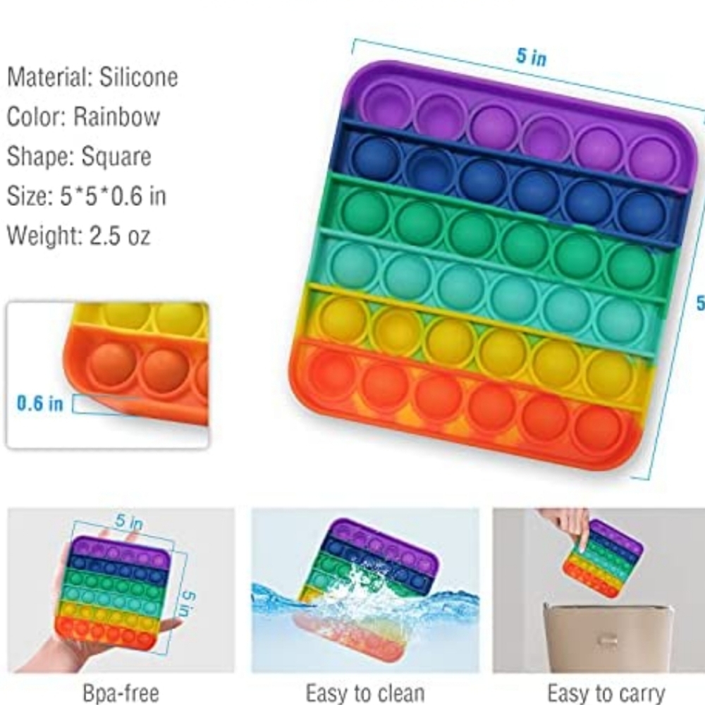 Push and Pop Bubble Fidget Sensory Toy - Picture 3 of 3